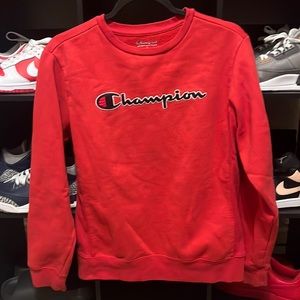 Red CrewNeck Champion Sweater